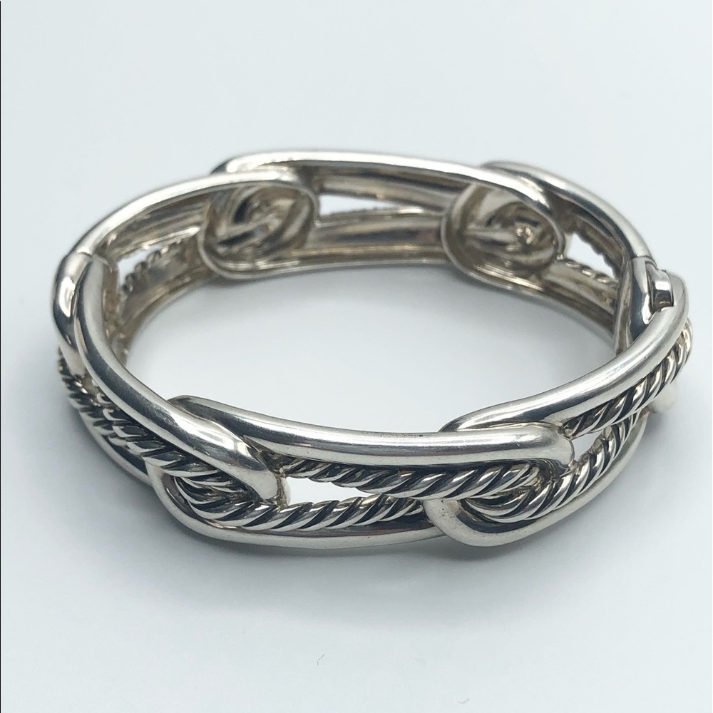 David Yurman Labyrinth Link Bracelet w/ Diamonds - Picture 6 of 15